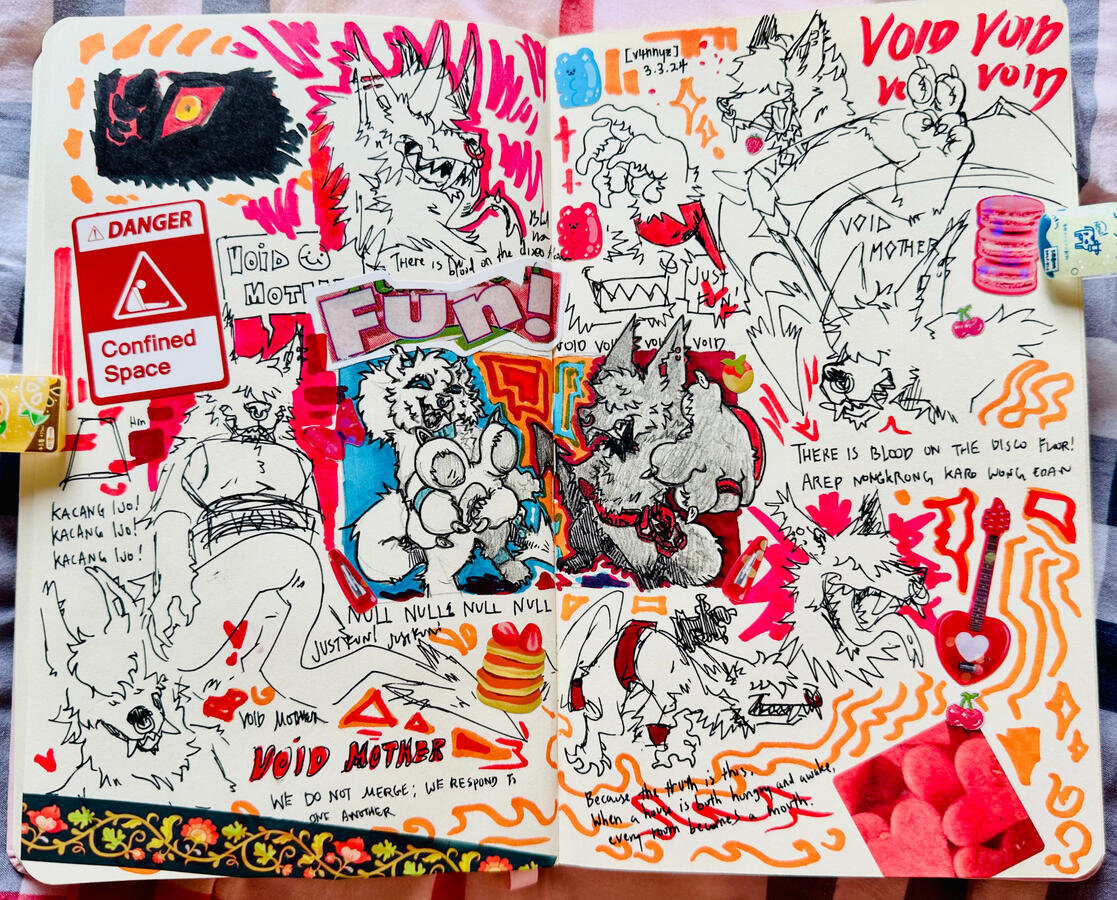 Sketchpage comm (w/o colour)